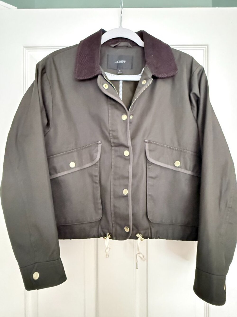 J.Crew Cropped Barn Jacket - Picture 2 of 5